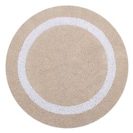 Hotel Collection 30" Round in Sand/White