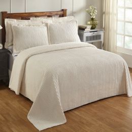 Jullian Collection Full/Double Bedspread in Ivory