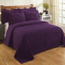 Jullian Collection Queen Bedspread in Plum