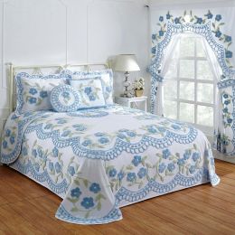 Bloomfield Collection Twin Bedspread in Blue