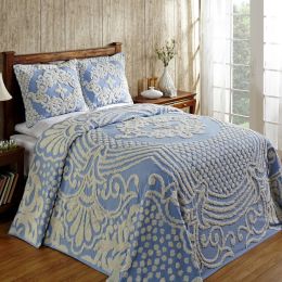 Florence Collection King Bedspread in Blue