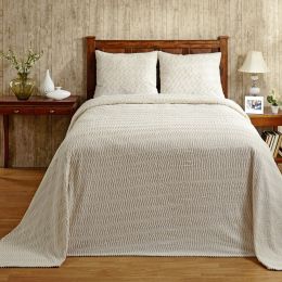 Natick Collection Twin Bedspread in Ivory