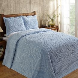Rio Collection Full/Double Bedspread in Blue