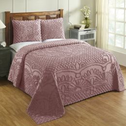 Trevor Collection Queen Bedspread Set in Pink
