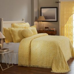 Wedding Ring Collection Twin Bedspread in Yellow
