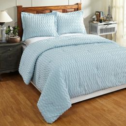 Isabella Comforter King in Blue