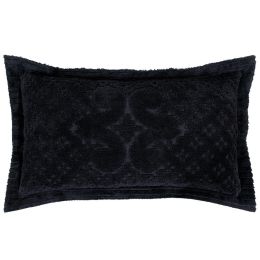 Ashton Collection King Sham in Black
