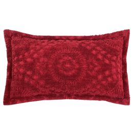 Rio Collection King Sham in Burgundy