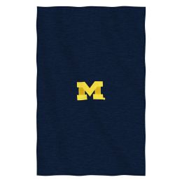 Michigan OFFICIAL NCAA "Dominate" Sweatshirt Throw Blanket; 54" x 84"